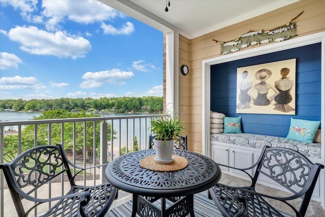 1217 Graves Harbor Trl Unit 119, Huddleston, VA 24104 - balcony with a water view