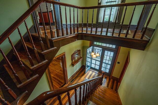 336 Turkey Run Ln, Rural Retreat, VA 24368 - stairs with a towering ceiling