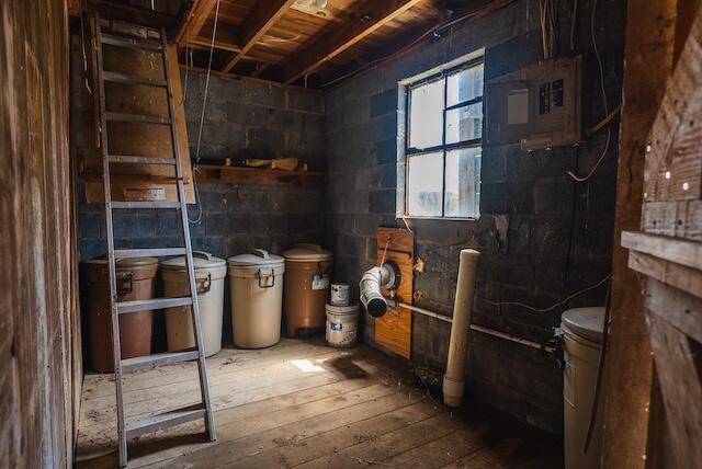 336 Turkey Run Ln, Rural Retreat, VA 24368 - storage with electric panel