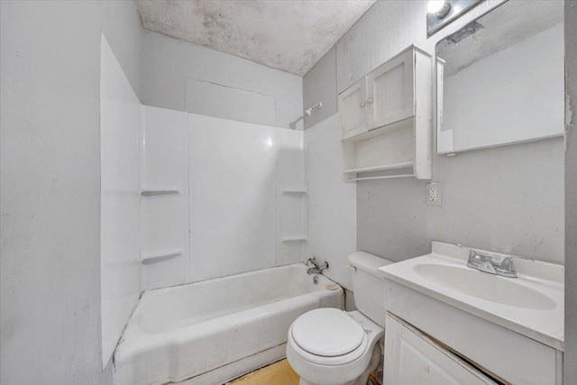 1919 Clinton Ave SE, Roanoke, VA 24013 - full bathroom with toilet, vanity, and  shower combination
