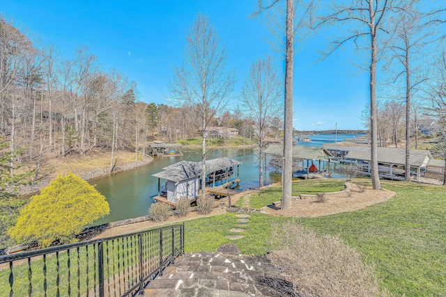 73 Windmere Trl, Moneta, VA 24121 - dock area with a water view