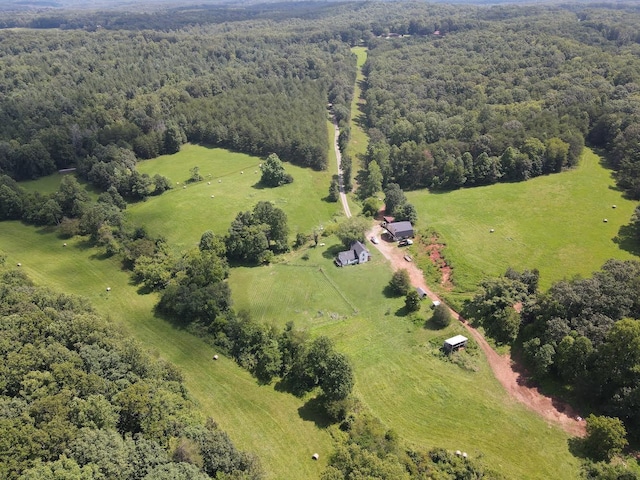 380 Trails End Dr, Hardy, VA 24101 - overview of rural landscape featuring a heavily wooded area