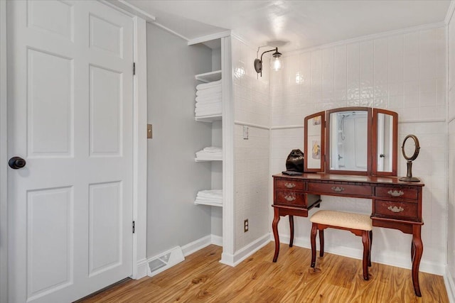 380 Trails End Dr, Hardy, VA 24101 - bathroom with wood finished floors and baseboards