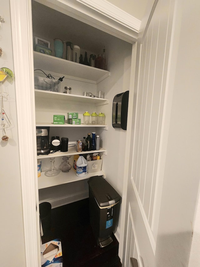 view of pantry
