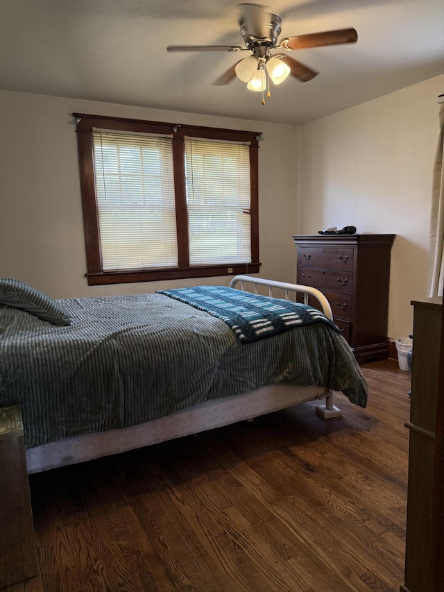 111 Rosedale Ave, Covington, VA 24426 - bedroom with wood finished floors and a ceiling fan