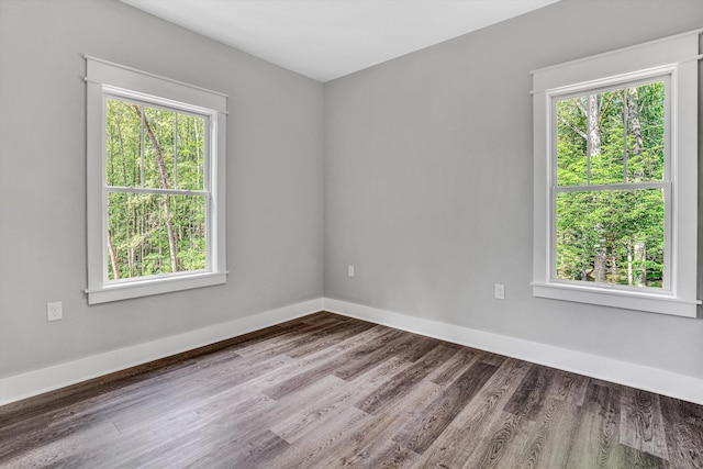342 Morgans Mill Dr, Penhook, VA 24137 - empty room with wood finished floors and baseboards