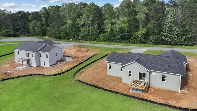 81 Belvior Cir, Moneta, VA 24121 - aerial view of property and surrounding area featuring a forest