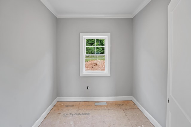 105 Belvior Cir, Moneta, VA 24121 - spare room with ornamental molding and baseboards