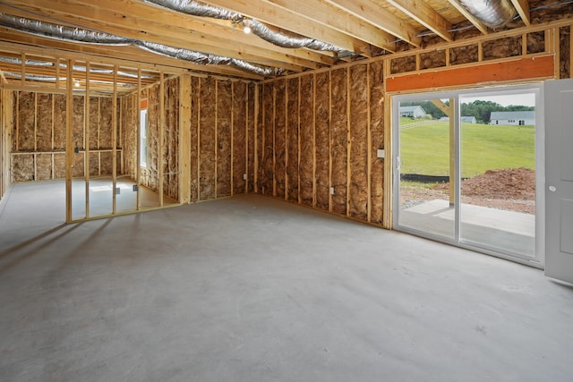 105 Belvior Cir, Moneta, VA 24121 - miscellaneous room with concrete floors