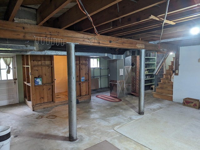 1987 Franklin St, Rocky Mount, VA 24151 - basement featuring stairway