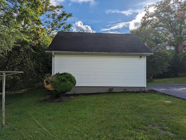 1987 Franklin St, Rocky Mount, VA 24151 - view of property exterior featuring a lawn and roof with shingles