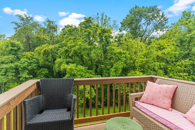 1503 Cassell Ln, Bedford, VA 24523 - view of deck