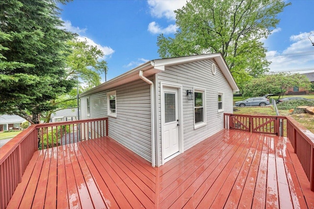 view of deck