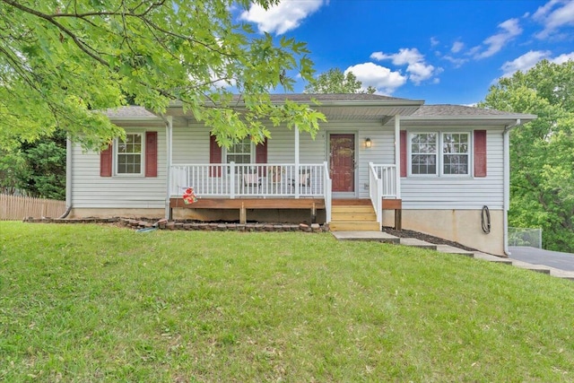 112 N Rome Dr, Roanoke, VA 24019 - ranch-style house featuring covered porch