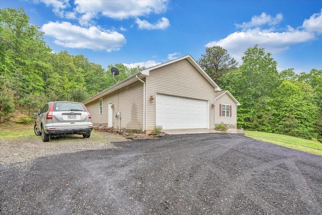 338 White Oak Ln, New Castle, VA 24127 - view of side of home with a garage