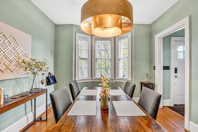 2408 Avenham Ave SW, Roanoke, VA 24014 - dining room featuring wood finished floors and baseboards