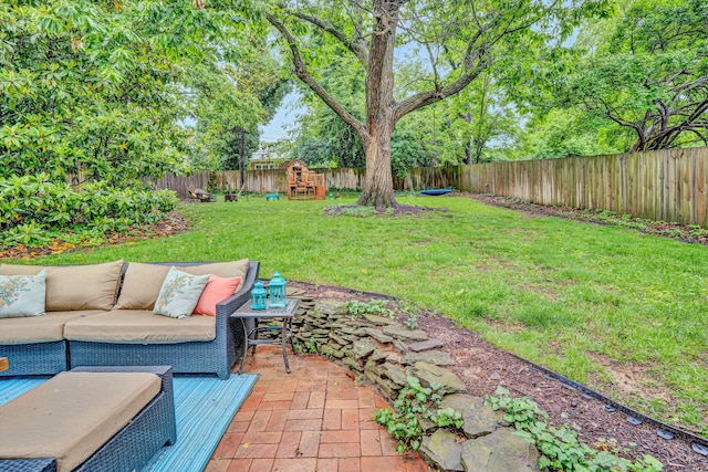 2408 Avenham Ave SW, Roanoke, VA 24014 - view of yard featuring outdoor lounge area