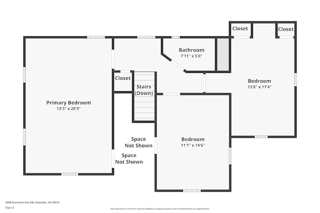 2408 Avenham Ave SW, Roanoke, VA 24014 - home floor plan