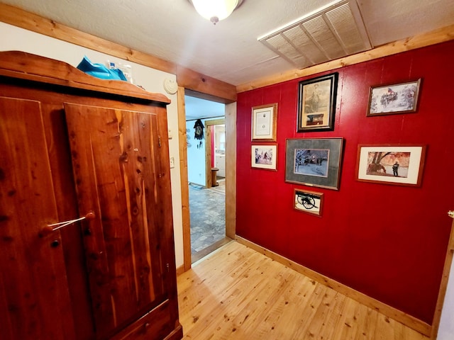 1652 Happy Acres Dr, Moneta, VA 24121 - hallway with hardwood / wood-style floors and baseboards