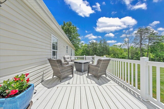 414 Mallard Cove Rd, Moneta, VA 24121 - view of wooden terrace