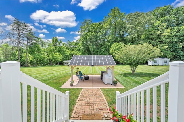414 Mallard Cove Rd, Moneta, VA 24121 - view of grassy yard featuring view of wooded area