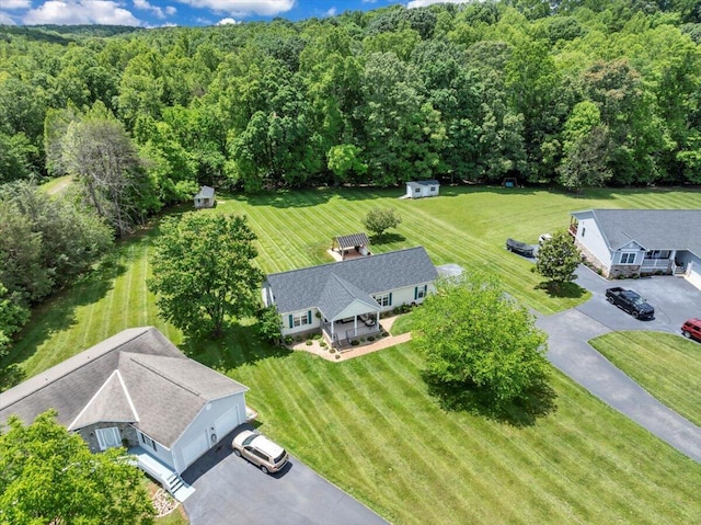 414 Mallard Cove Rd, Moneta, VA 24121 - view of subject property featuring a heavily wooded area