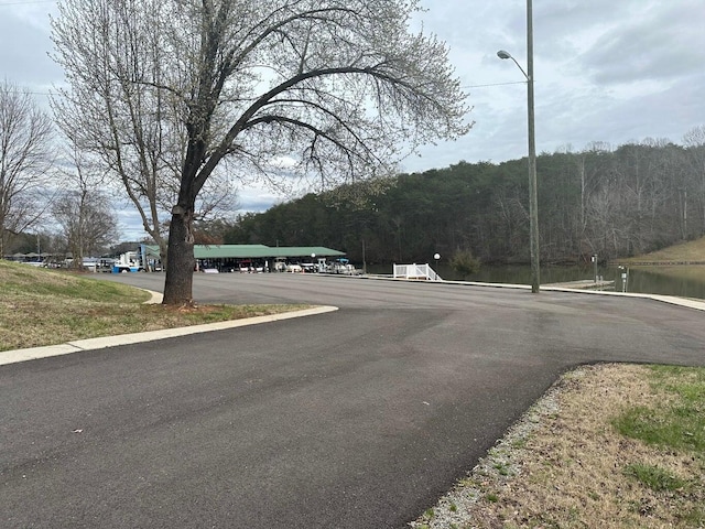 414 Mallard Cove Rd, Moneta, VA 24121 - view of asphalt street with street lighting and a view of trees