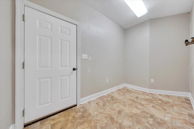 2521 Feather Garden Cir, Vinton, VA 24179 - unfurnished room featuring baseboards and stone finish flooring