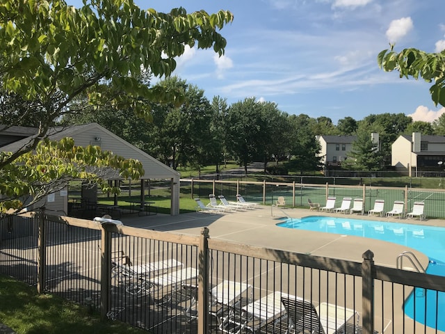 7204 Snowberry Cir, Roanoke, VA 24019 - community pool featuring fence and view of scattered trees