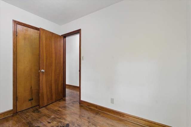 66 Adrian St, Bassett, VA 24055 - unfurnished bedroom featuring wood finished floors and baseboards