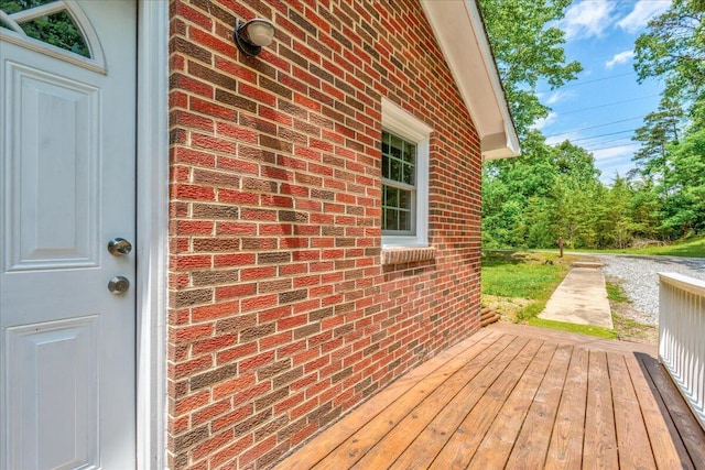 view of deck