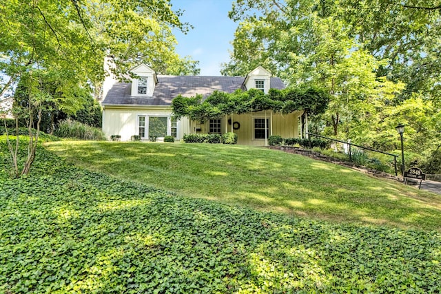 2848 Longview Ave SW, Roanoke, VA 24014 - cape cod-style house with board and batten siding and a chimney