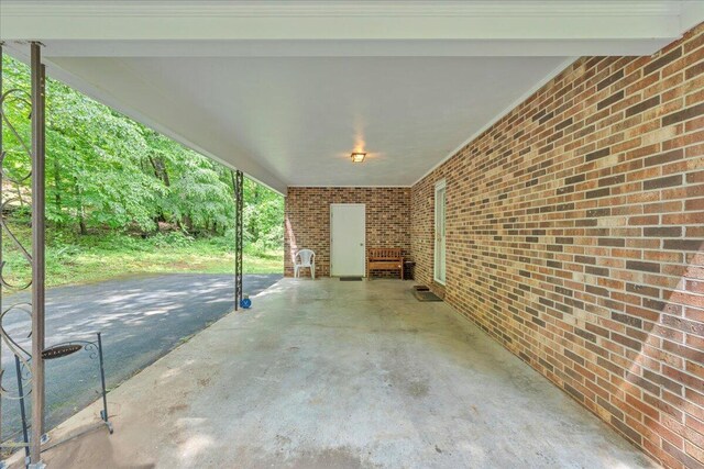 175 Webb Mountain Rd, Boones Mill, VA 24065 - view of patio featuring an attached carport