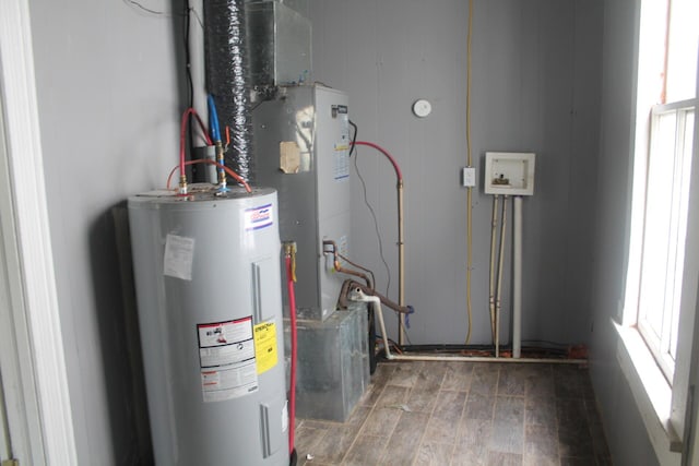 705 Rose Ave, Clifton Forge, VA 24422 - utility room featuring water heater