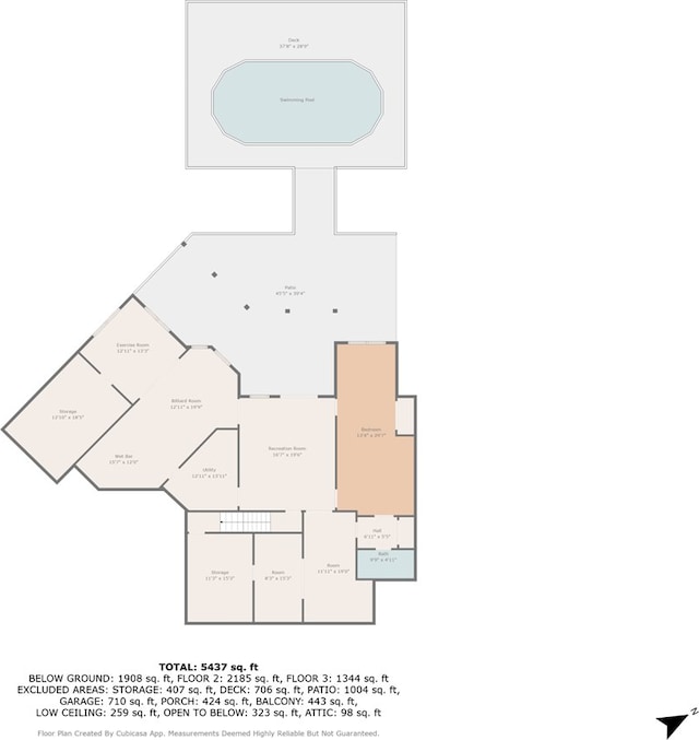 floor plan / room layout