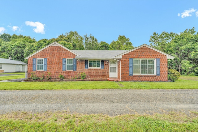 1841 Old Franklin Tpke, Rocky Mount, VA 24151 - single story home featuring brick siding and a front lawn