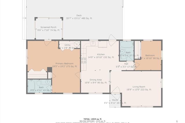 1841 Old Franklin Tpke, Rocky Mount, VA 24151 - home floor plan