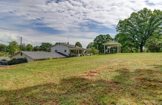2770 W Lynchburg Salem Tpke, Bedford, VA 24523 - view of grassy yard featuring a carport