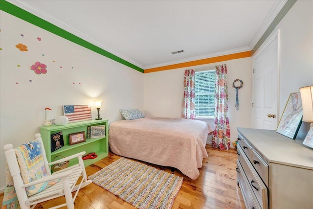 6553 Pencheck Cir, Roanoke, VA 24018 - bedroom with ornamental molding and light wood finished floors