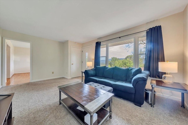 81 Ridgeview Cir, Roanoke, VA 24019 - living area featuring light colored carpet and baseboards