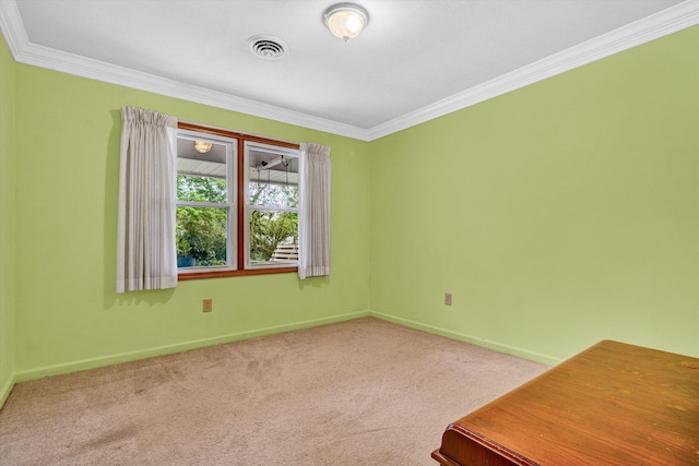 3643 Larson Ln, Roanoke, VA 24018 - unfurnished room with carpet flooring, ornamental molding, and baseboards