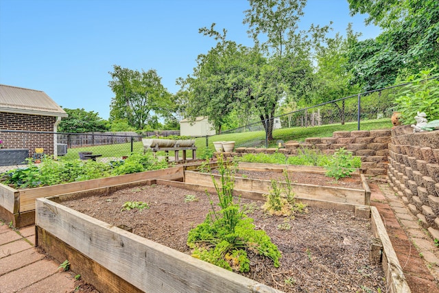 3643 Larson Ln, Roanoke, VA 24018 - view of yard with a garden and an outbuilding