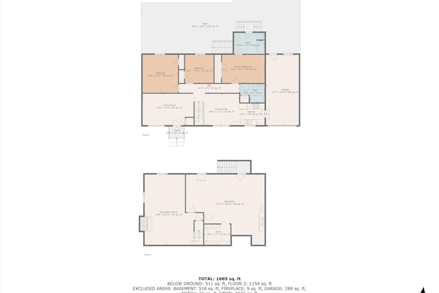 93 SW Ave, Buchanan, VA 24066 - floor plan / room layout