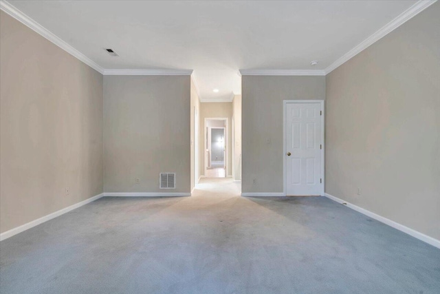 3326 Belshire Ct SW, Roanoke, VA 24014 - unfurnished room featuring crown molding, baseboards, and carpet