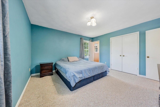 7073 Northway Dr, Roanoke, VA 24019 - carpeted bedroom featuring baseboards and a closet