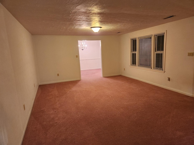 215 Overlook Rd, Vinton, VA 24179 - empty room featuring light carpet, a textured ceiling, and baseboards
