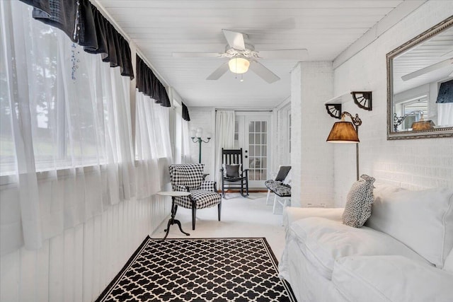 8209 Webster Dr, Roanoke, VA 24019 - sunroom / solarium with ceiling fan