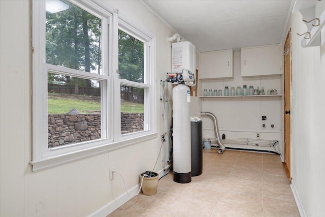 8209 Webster Dr, Roanoke, VA 24019 - washroom with light tile patterned floors and baseboards
