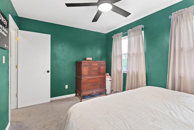 8574 Brubaker Dr, Roanoke, VA 24019 - carpeted bedroom featuring ceiling fan