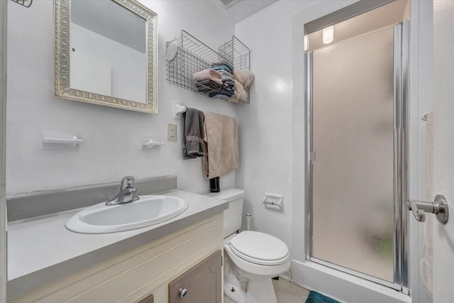919 Halifax Cir, Vinton, VA 24179 - full bath with a shower stall, vanity, and toilet